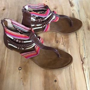 Ruff Hewn Sharvelle Beaded Sandal 8